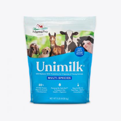 Manna Pro Unimilk® Multi-Species Milk Replacer with Probiotics (9 Lb)
