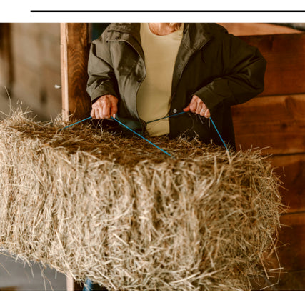 Hay & BeddingCarrying hay bale