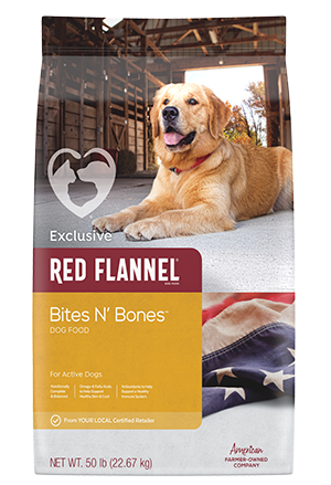 Exclusive Red Flannel BITES N’ BONES (50 Lbs)