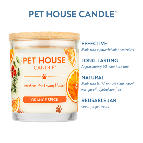 Pet House Orange Spice Candle