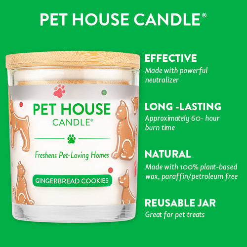 Pet House Gingerbread Cookies Candle