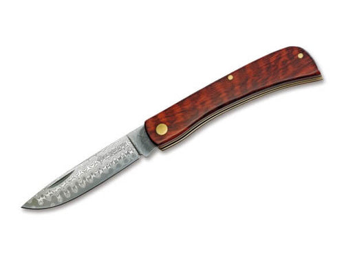 Boker Snake Rangebuster Damascus Pocket Knives