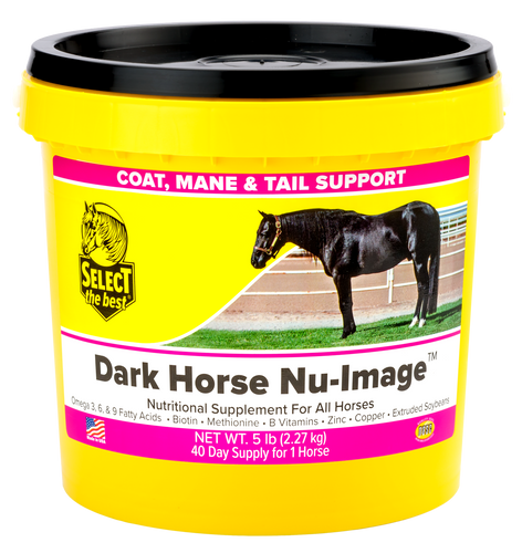 Select The Best Dark Horse Nu-Image™ Coat, Mane & Tail Support