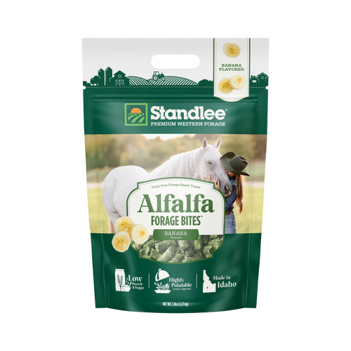 Standlee Alfalfa Forage Bites - Banana Flavored Horse Treats
