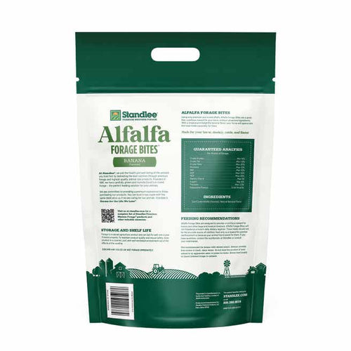 Standlee Alfalfa Forage Bites - Banana Flavored Horse Treats