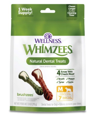 Whimzees Brushzees Dog Dental Treat