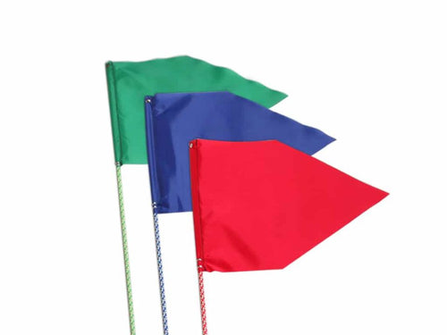 U.S. Whip 60 (152cm) Flag Whip, 10 Rubber Golf Grip Handle