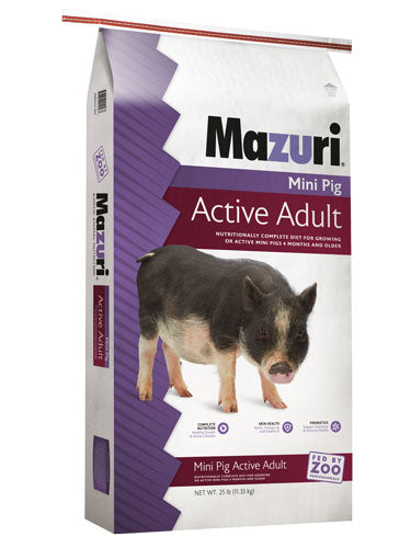 Mazuri® Mini Pig Active Adult (25 lb)