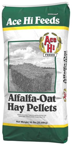 Ace Hi Alfalfa-Oat Hay Pellets (50 lbs)