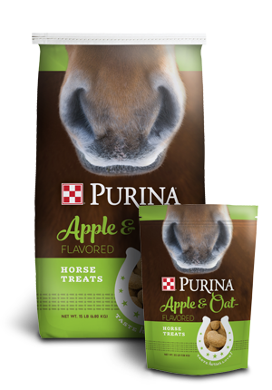 Purina® Horse Treats Apple and Oat-Flavored (3 lbs)