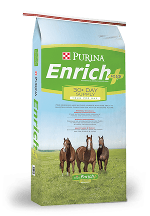 Purina® Enrich Plus® Ration Balancing Horse Feed (50 lbs)