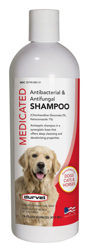 Durvet Medicated Antibacterial and Antifungal Shampoo